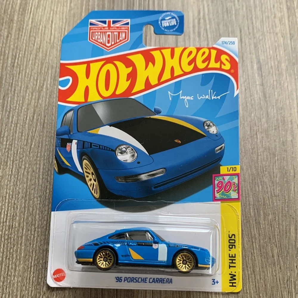 Hot Wheels 1996 Porsche Carrera HW 90s Car HotWheels 2024 New Magnus Walker Card